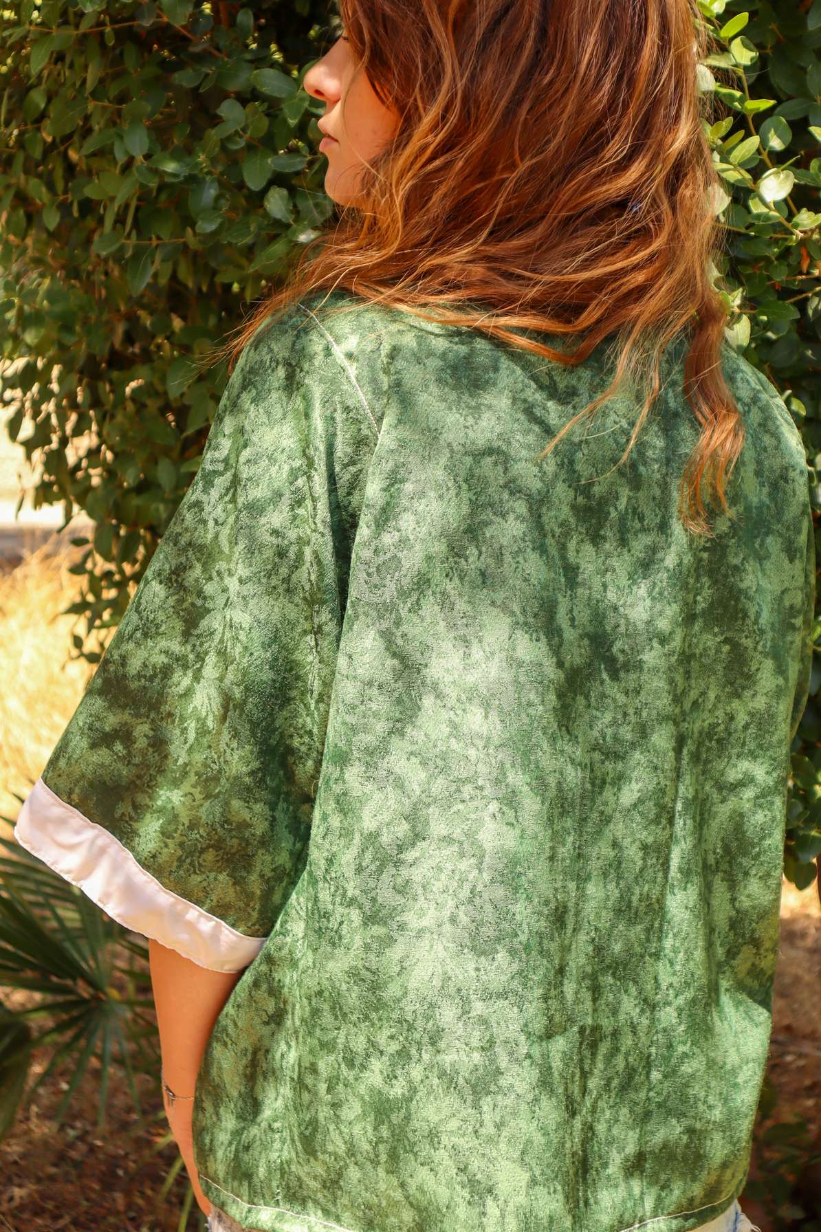 Kimono Gloria - Vert Emeraude - L'immortelle